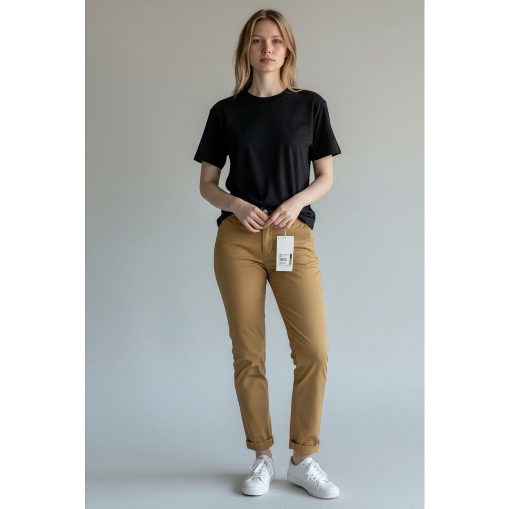 Wildfang The Essential Trouser Camel Size 12 New MRSP $118